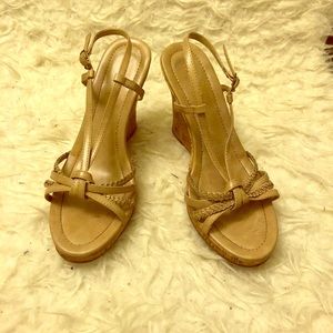 Beige Wedges